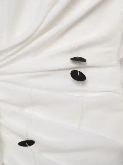 Jacquemus Sequined Embroidered Dress In White