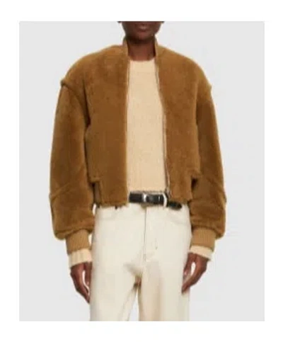 Jacquemus Zippered Leather Jacket In Multi