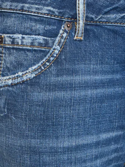 Dsquared2 Belt-loop Jeans In Blue