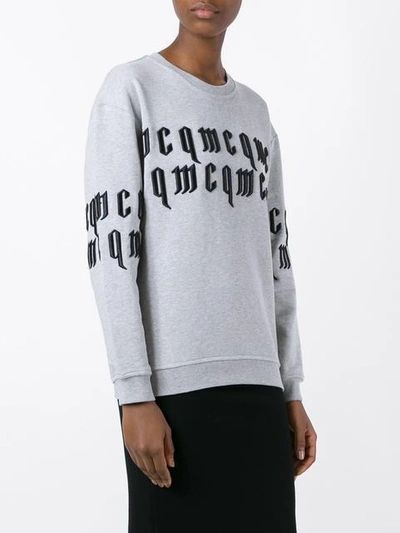 Shop Mcq By Alexander Mcqueen Goth Logo Sweatshirt