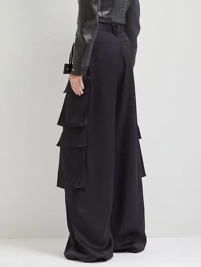 Versace Work Casual Pants In Black