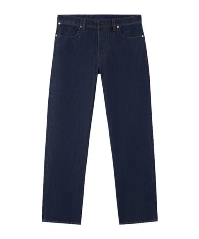 Stone Island Regular-straight-fit Five-pocket Jeans With Rinsed Finish In Blue