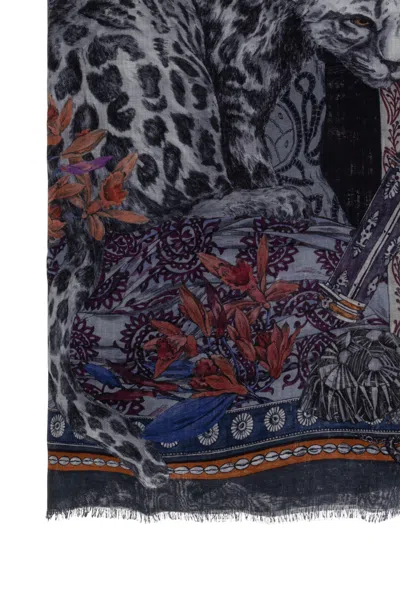 Etro Graphic-pattern Scarves In Multi