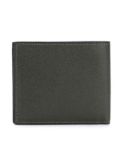 Shop Valextra Classic Billfold Wallet - Grey