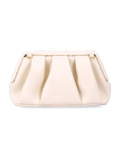 Themoirè Athena Clutch Bag In Neutral
