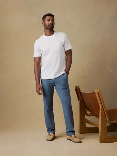 Faherty Coastline Chino Pants In Blue