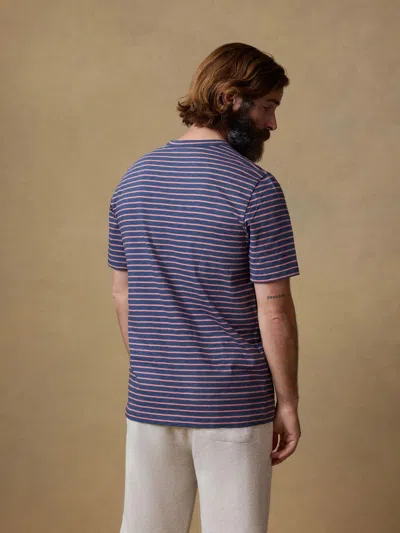 Faherty Sunwashed Regenerative T-shirt In Blue