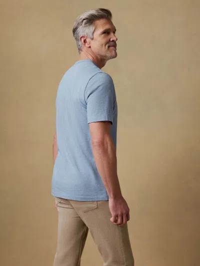 Faherty Sunwashed Regenerative T-shirt In Blue