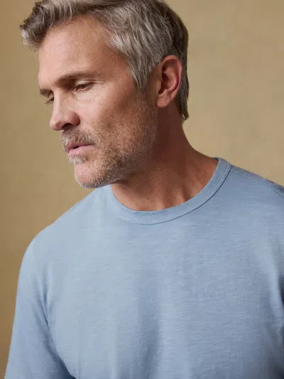 Faherty Sunwashed Regenerative T-shirt In Blue