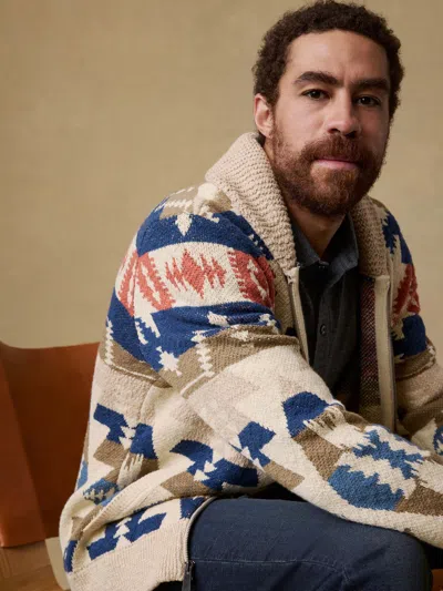 Faherty Thunder Voice Eagle Cardigan In Multi