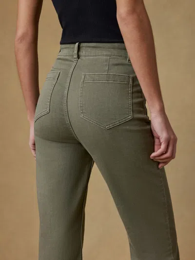 Faherty Stretch Terry Patch Pocket Pants In Green