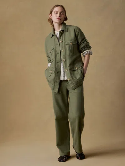Faherty Soft Stretch Utility Pants In Green