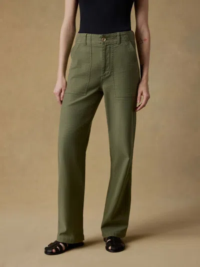 Faherty Soft Stretch Utility Pants In Green