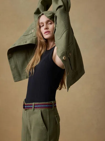 Faherty Soft Stretch Utility Pants In Green