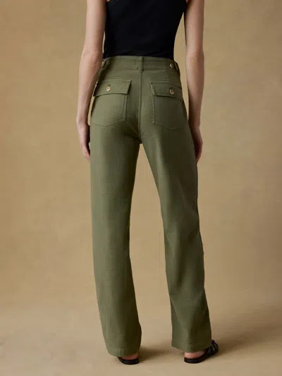 Faherty Soft Stretch Utility Pants In Green