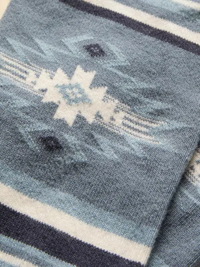 Faherty Native Sock In Blue