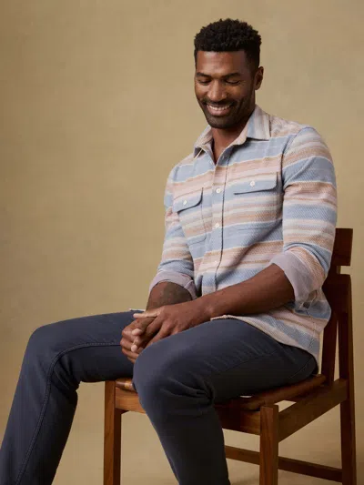 Faherty Legend Textured Shirt In Multi