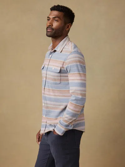Faherty Legend Textured Shirt In Multi