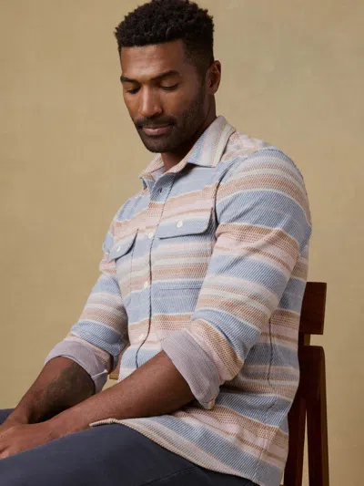 Faherty Legend Textured Shirt In Multi
