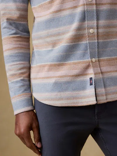 Faherty Legend Textured Shirt In Multi