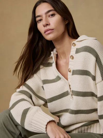 Faherty Sunwashed Cotton Polo Sweater In Multi