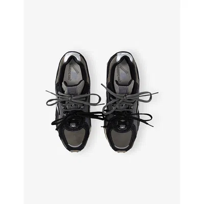 New Balance Womens Black Magnet 204l Suede And Mesh Trainers In Multi
