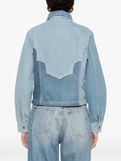 PATCHWORK BUTTON-UP JACKET