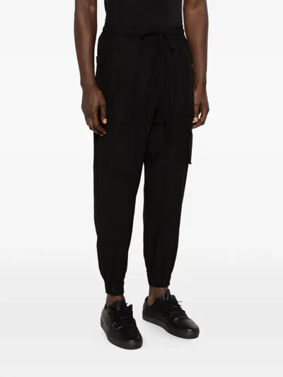 Thom Krom Drawstring Track Pants In Blue