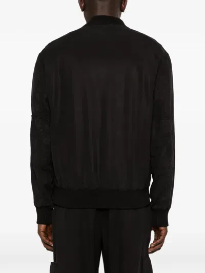 Iceberg Black Bomber Jacket In Black