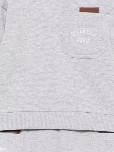 Givenchy Pocket Short Set In Gray