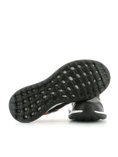 Shop Y-3 Black Fabric Pureboost Sneakers