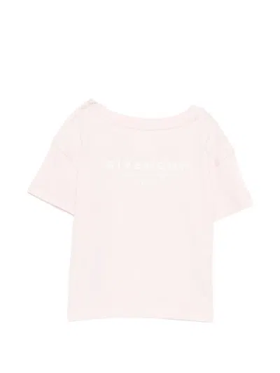 Givenchy Logo-print T-shirt In Pink