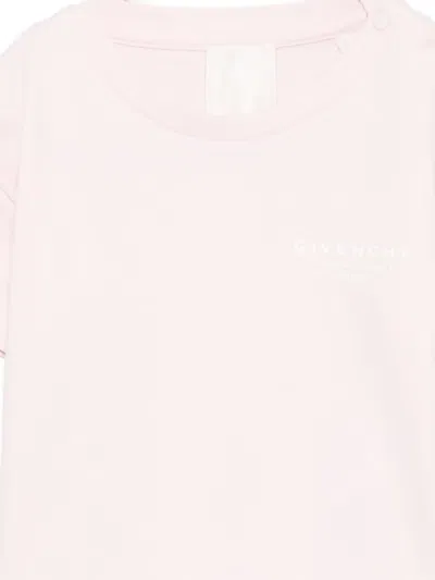 Givenchy Logo-print T-shirt In Pink