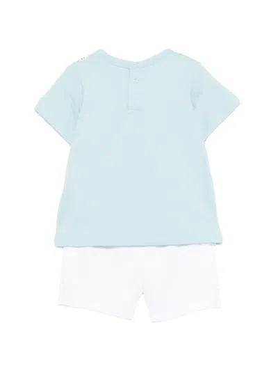 Marc Jacobs White Short Set In Blue
