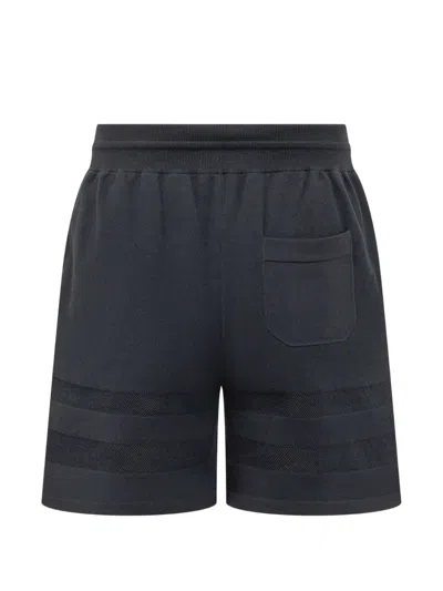 Givenchy Drawstring Striped Shorts In Blue