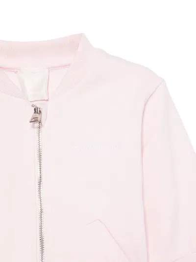 Givenchy Zip-up Sweatshirt In Pink