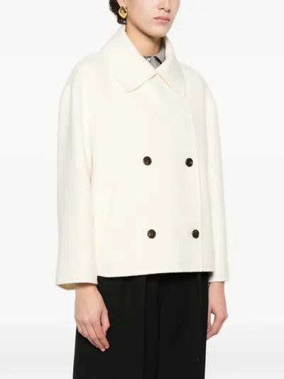 Arma Buttoned Jacket In Neutral