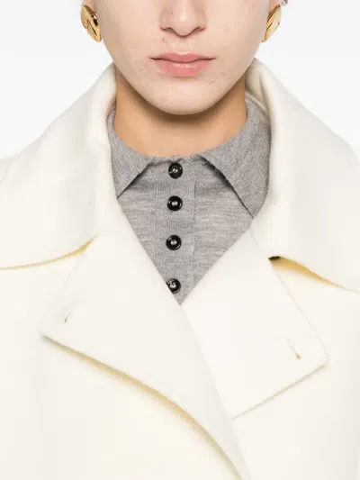 Arma Buttoned Jacket In Neutral