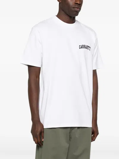 Carhartt Wip University Script T-shirt In White