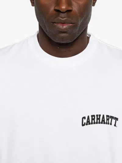 Carhartt Wip University Script T-shirt In White