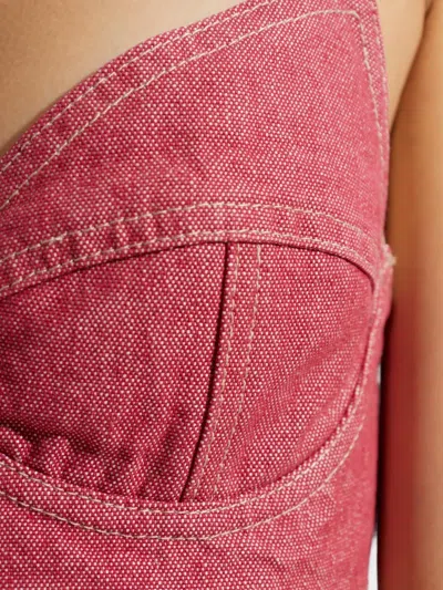 Dsquared2 Seam Bralette In Red