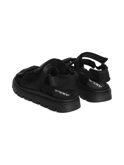 Dolce & Gabbana Logo Strap Sandals In Multi