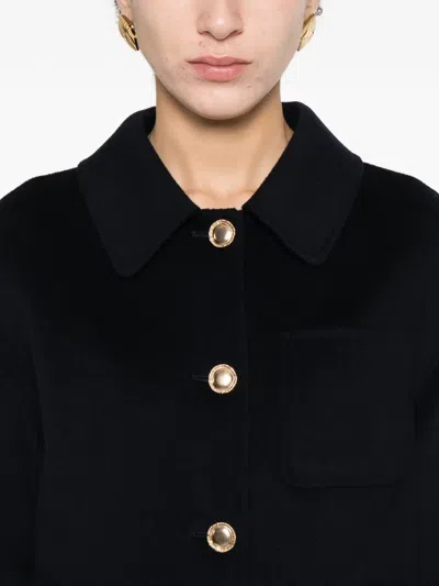 Arma Buttoned Pocket Jacket In Blue