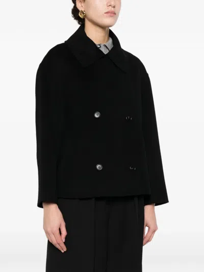 Arma Double-breasted Jacket In Blue