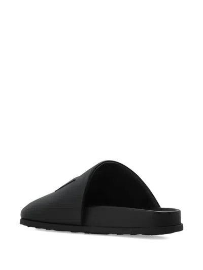 Givenchy Leather Slides In Black