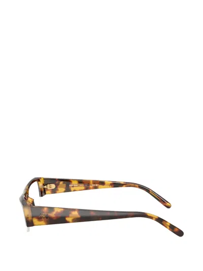 Miu Miu Rectangle-frame Glasses In Multi