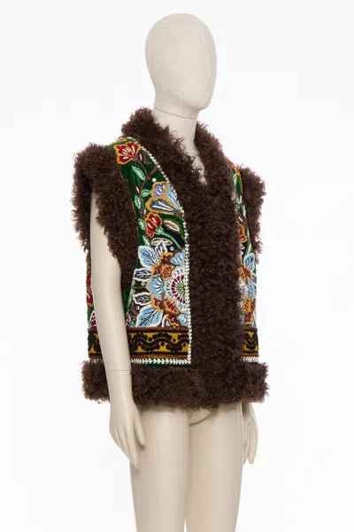 Valentino Patterned Vest In Multi