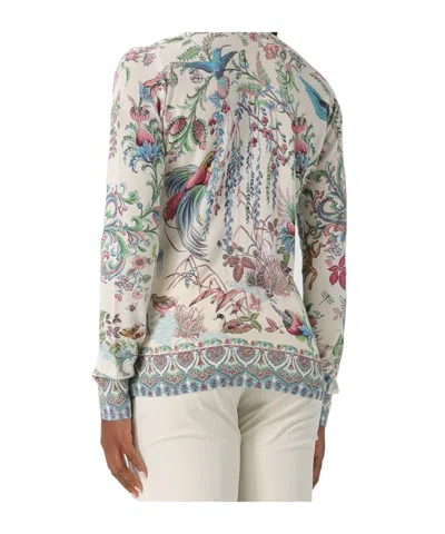Etro Floral-patterned Cardigan In Multi