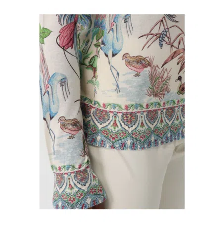 Etro Floral-patterned Cardigan In Multi
