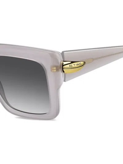 Etro Square-frame Sunglasses In Gray
